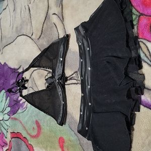 2 Piece Lingerie skirt black